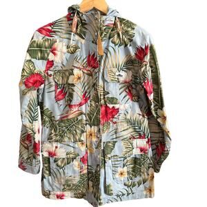 PENFIELD |  Palm Print Mountain Jacket Blue Barn Coat, Gorpcore- Women's Size S